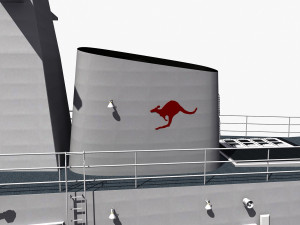 ANZAC MEKO Class Frigate HMAS ARUNTA FFH 151 3D Model