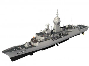 Fregata classe ANZAC MEKO HMAS ANZAC FFH 150 Modello 3D