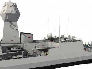 ANZAC MEKO Class Frigate HMAS ANZAC FFH 150 3D मॉडल