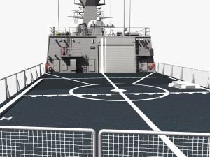 ANZAC MEKO Class Frigate HMAS ANZAC FFH 150 3D मॉडल