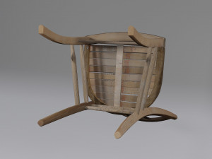 old chair in old mill 3D-Modell