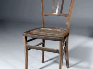 old chair in old mill 3D-Modell