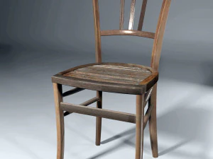 old chair in old mill 3D Model