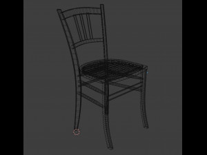 old chair in old mill 3D-Modell