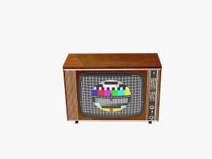 Old tv set nr 1 3D Model