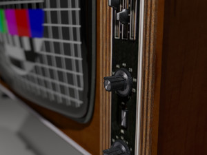 Old tv set nr 1 Modelo 3D