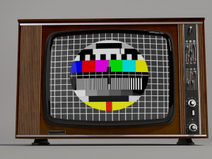 Old tv set nr 1 Modelo 3D