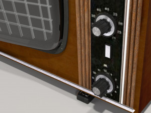 Old tv set nr 1 Modelo 3D