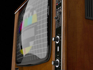 Old tv set nr 1 Modelo 3D