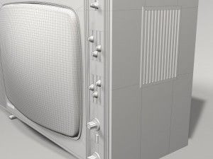 Old tv set nr 1 Modelo 3D