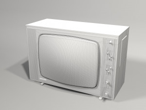 Old tv set nr 1 Modelo 3D
