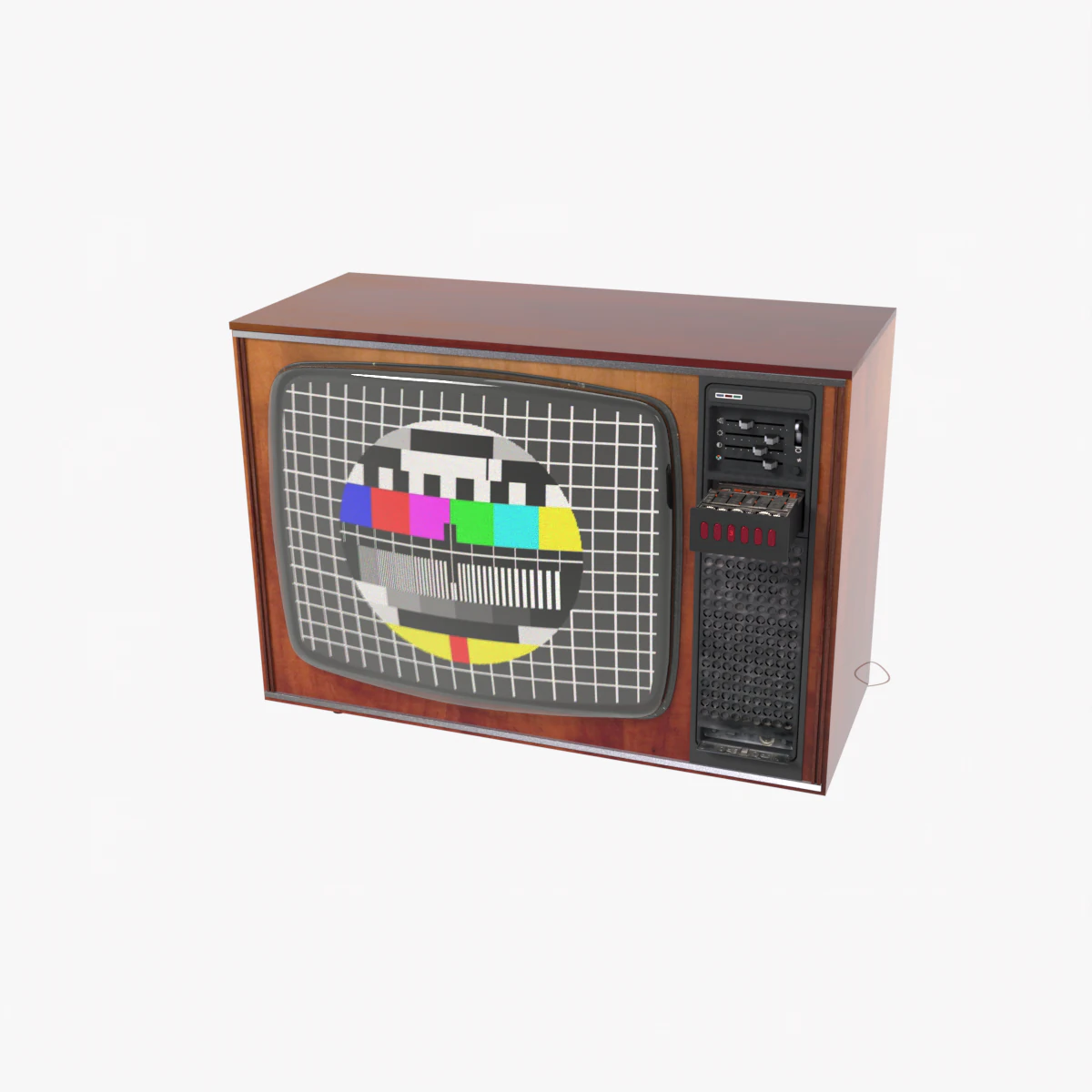 old tv delta type nr2 3D Model .c4d .max .obj .3ds .fbx .stl .blend 
