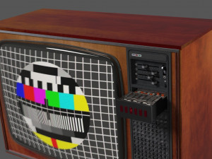 old tv delta type nr2 3D Model