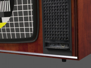 old tv delta type nr2 3D Model