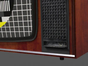 old tv delta type nr2 3D Model
