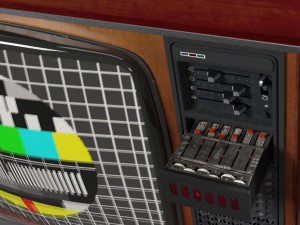 old tv delta type nr2 3D Model