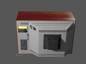 old tv delta type nr2 3D Model