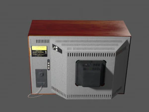 old tv delta type nr2 3D Model