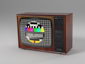 old tv delta type nr2 3D Model
