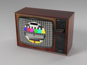 old tv delta type nr2 3D Model