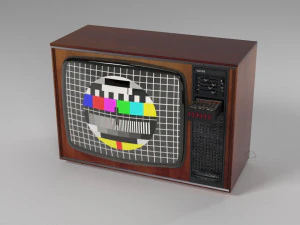 old tv delta type nr2 3D Model