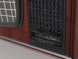 old tv delta type nr2 3D Model