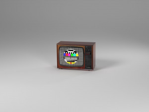old tv delta type nr2 3D Model