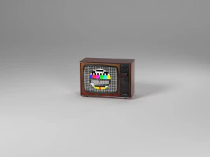 old tv delta type nr2 3D Model