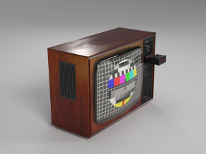 old tv delta type nr2 3D Model