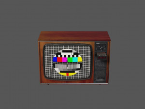 old tv delta type nr2 3D Model