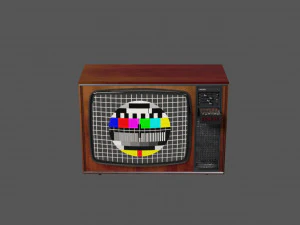 old tv delta type nr2 3D Model
