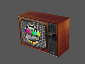 old tv delta type nr2 3D Model