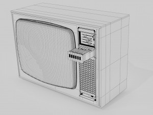 old tv delta type nr2 3D Model