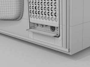 old tv delta type nr2 3D Model