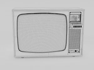 old tv delta type nr2 3D Model