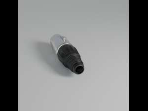XLR 3 pin plug Model 3D