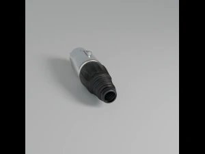 XLR 3 pin plug 3D Model