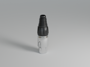 XLR 3 pin plug Model 3D