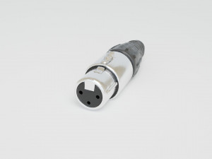 XLR 3 pin plug Model 3D