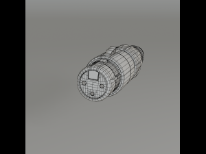 XLR 3 pin plug Model 3D