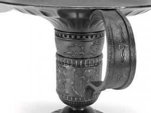 Candle for Susan with a candlestick 3D Model