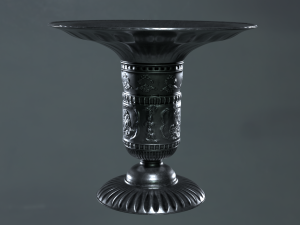 Candle for Susan with a candlestick 3D Model