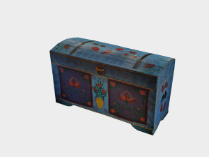 Trunk Folk Art 3D Model