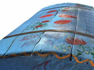 Trunk Folk Art 3D Model