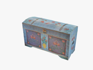 Trunk Folk Art 3D Model