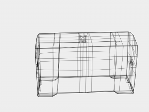 Trunk Folk Art 3D 모델