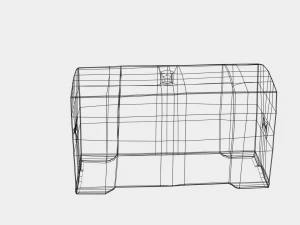 Trunk Folk Art 3D Model