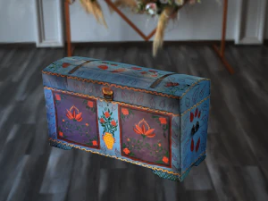 Trunk Folk Art 3D Model