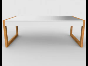 table centrale 2 Modèle 3D