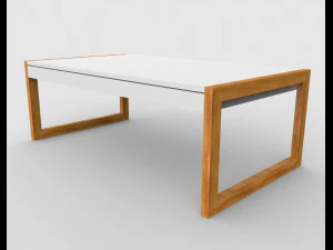 table centrale 2 Modèle 3D